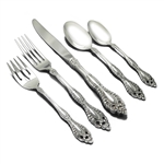 Victorian Classic by 1881 Rogers, Silverplate 5-PC Setting w/ Soup Spoon