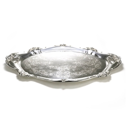Chantilly by Gorham, Silverplate Tray, Chased Bottom w/ Handles
