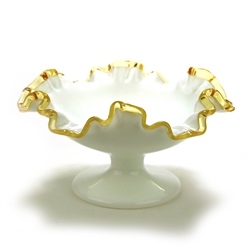 Gold Crest by Fenton, Glass Compote
