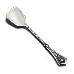 Individual Salt Spoon, Sterling, Cherub Face