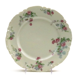 Dinner Plate by Haviland & Co., Limoges, China, Pink & Blue Roses