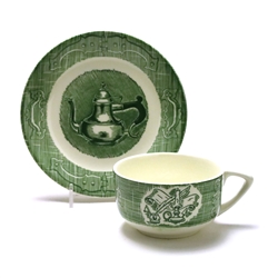 The Old Curiosity Shop, Green by Royal, China Cup & Saucer