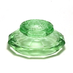 Sandwich Light Green by Tiara, Glass Lid, Canister Small