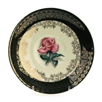 Pink Rose w/ Green Border by Taylor, Smith & T, China Saucer
