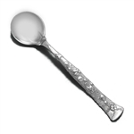 Lap Over Edge by Tiffany, Sterling Ice Cream Spoon, Gourd, Monogram MFMH