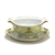 Celeste by Meito, China Gravy Boat, Attached Tray