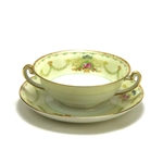 Celeste by Meito, China Bouillon Cup & Saucer