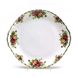Old Country Roses by Royal Albert, China Cake Plate, Handled