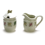 Woodland by Mikasa, Stoneware Cream Pitcher & Sugar Bowl