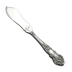 Charter Oak by 1847 Rogers, Silverplate Butter Spreader, Flat Handle, Monogram C