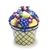Garden Harvest by Mikasa, Stoneware Cookie Jar, Fruit Basked