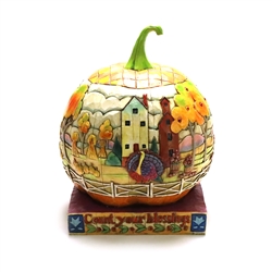 Thanksgiving by Jim Shore, Resin Figurine, Count Your Blessings