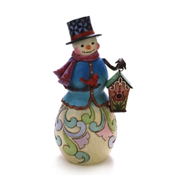 Snowman by Jim Shore, Resin Figurine, Happy Winter