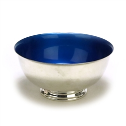 Bowl by Reed & Barton, Silverplate, Revere Style, Blue Enamel