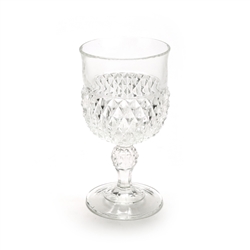 Diamond Point Clear by Indiana, Glass Water Goblet