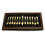 Apostles & Jesus Miniature Spoon Set by Franklin Mint, Sterling, Gilt