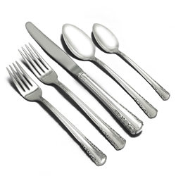 May Queen by Holmes & Edwards, Silverplate 5-PC Setting w/ Soup Spoon