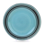 Cafe Blues by Laurie Gates, Stoneware Dinner Plate