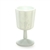 Paneled Grape Milk Glass by Westmoreland, Glass Water Goblet