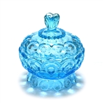 Moon & Stars Blue by Smith Glass Co., Glass Candy Dish