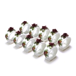 Old Country Roses by Royal Albert, China Napkin Rings, Set of 10