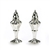 Salt & Pepper by Peerless Silver Company, Silverplate, La France