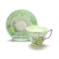 Cup & Saucer by Old Royal, China, Wild Roses