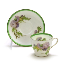 Glamis Thistle by Royal Doulton, China Demitasse Cup & Saucer