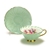 Blossom, Dainty Shape, Green by Shelley, China Cup & Saucer