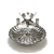 Flower Bowl, Silverplate, Footed Shell Bowl