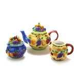 Sangria by Sango, China 3-PC Tea Service