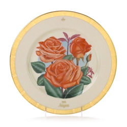 All American Rose by Gorham, China Collector Plate, Arizona 1975