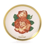All American Rose by Gorham, China Collector Plate, Double Delight 1977