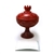 Comport & Lid by Fenton, Glass, Jefferson, Red Slag