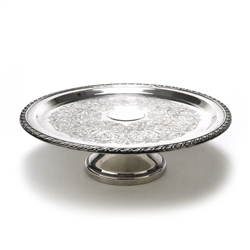 Cake Stand, Silverplate, Gadroon Edge