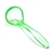 Mayonnaise Ladle, Glass, Uranium Glass