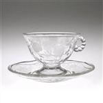 Willowmere by Fostoria, Glass Cup & Saucer