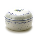 Blue Peony by Nikko, China Bonbon Dish, Lid