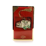 2002 Holiday Mailbox China Ornament by Lenox