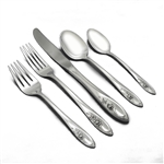 Sculptured Rose by Towle, Sterling 5-PC Setting, Place, Place Spoon