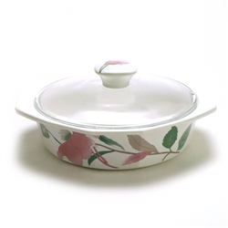 Silk Flowers by Mikasa, Plastic Covered Casserole Dish