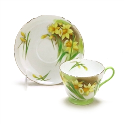 Jonquil by Shelley, China Cup & Saucer, Daffodils