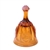Dinner Bell by Fenton, Glass, Amber Opalescent, Grapes