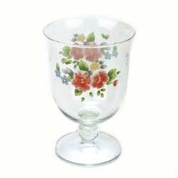 Tea Rose by Pfaltzgraff, Glass Pedestal Hurricane