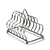 Toast Rack, Silverplate, Contemporary Design