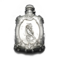 Flask by Wm. B. Kerr & Co., Sterling, Woman & Cherubs