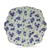 Cake Plate by Royal Albert, China, Blue Pansy