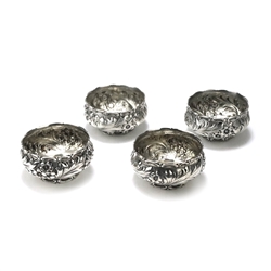 Nut Dish, Individual by Whiting Div. of Gorham, Sterling, Set of 4, Repousse Design