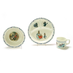 Peter Rabbit and Friends by Eden, Melamine Child's Cup Bowl & Plate