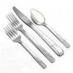 Grenoble by Prestige Plate, Silverplate 4-PC Setting, Viande/Grille, Modern